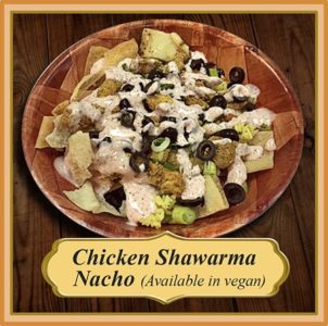 Chicken Schwarma Nachos - Tetas Grill