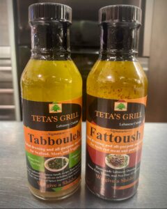 Teta's Signature Fattoush and Tabbouleh Salad Dressing and Marinade